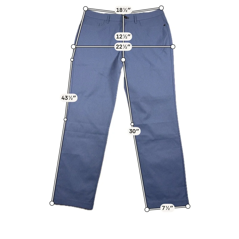 Public Rec Dealmaker 5-Pocket Pant Mens 34x32 (Fit 37x30) Navy Blue Modern Fit